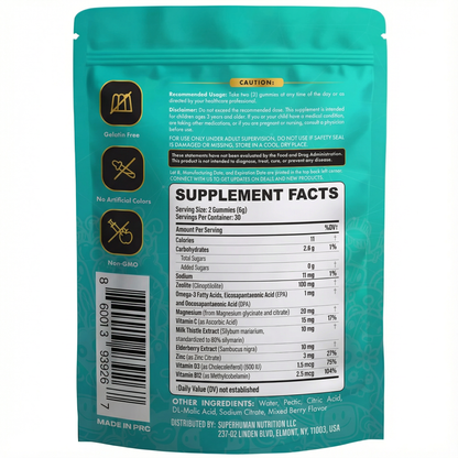 Zeolite Kids Detox Gummies